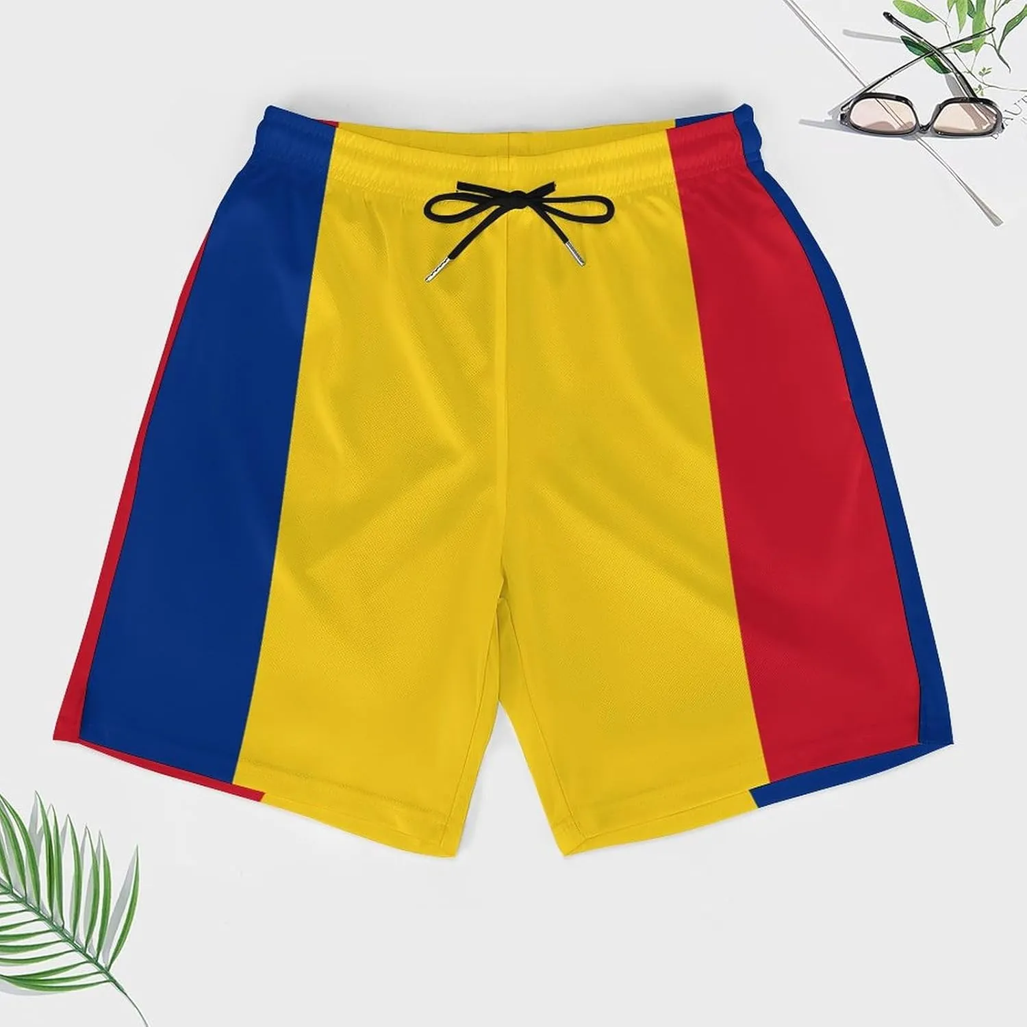 Zakqeik Palestine Flag Mens Swim Trunks Quick Dry Swim Shorts with Pockets Funny Beach Shorts